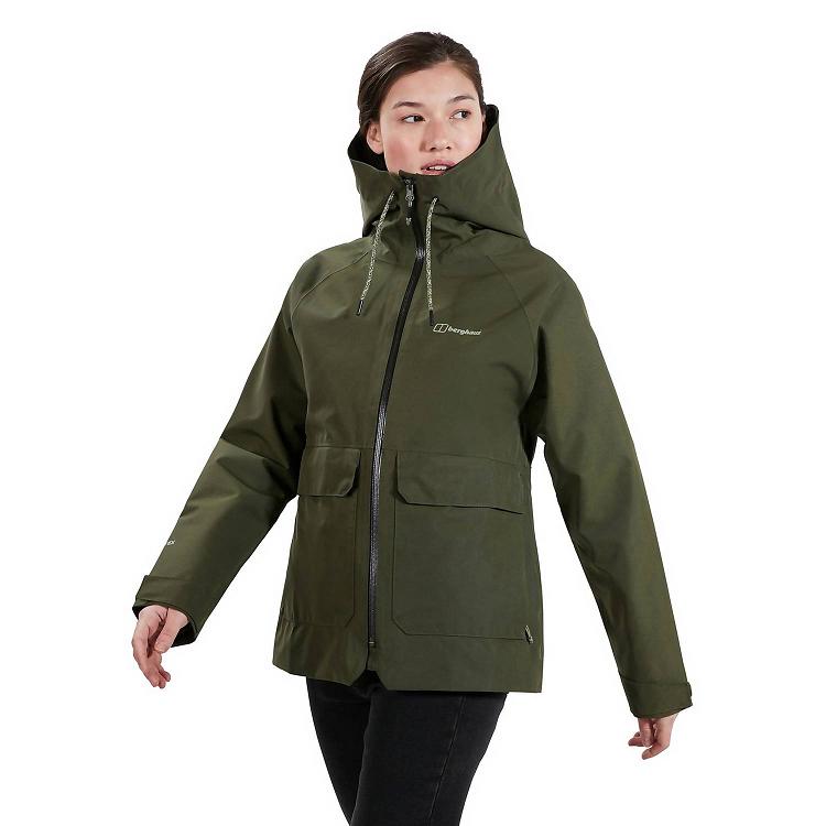 Dámska Nepremokavá Bunda Berghaus Gore Tex Highraise Zelene Slovensko 8173EACOY